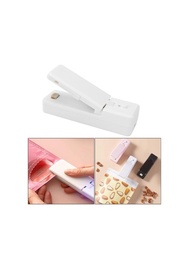 Suntek Mini Çanta Mühürleyen Usb Şarj Edilebilir Beyaz Beyaz