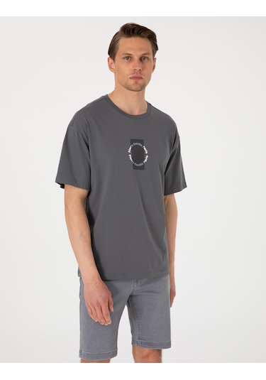 Pierre Cardin Erkek Antrasit Tişört 50310155-vr006 Antrasit