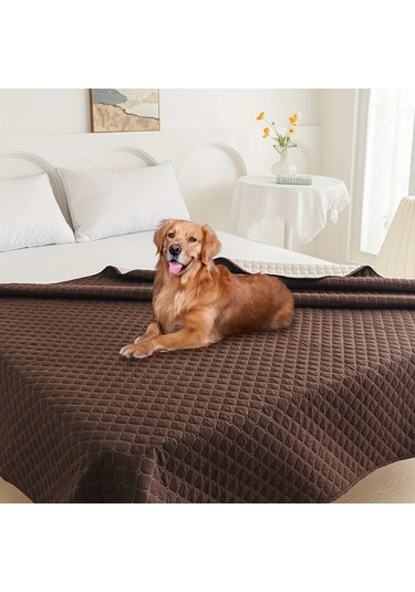 Honeybeeshop Yüksek Kaliteli Ve Kaymaz Evcil Hayvan Battaniyesi Coffee Color 170x210cm 66 9x82 6in Koltuk Koruyucu
