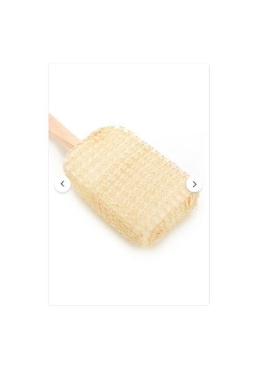 Ahşap Saplı Doğal Banyo Lifi 37 CM