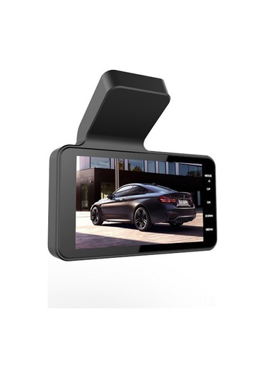 Lemestar 4 İnç Dokunmatik Ips Ekran 1080p Full Hd Çift Lensli Gizli Sürücü Kaydedici - Dayanıklı Ve Kompakt Tasarım