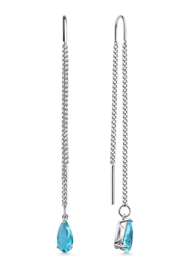 Gold Plaza Jewelry 925 Ayar Gümüş Sarkık Zincirli Küpeler, Uzatma Ve Sarkıtlı Dizayn. 188942220 Diğer