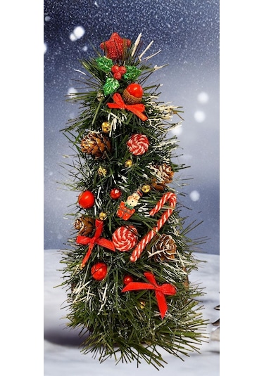 Yılbaşı Ağacı Mini Süslü