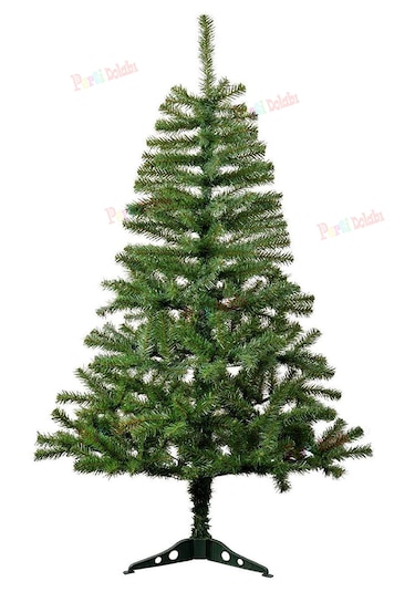 120cm Yılbaşı Ağacı Yeşil Çam Ağacı Plastik Ayaklı