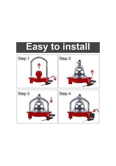 Campasist Ca43407-2 Stabilizatörsüz Kaplin Uyumlu, Güvenlik Kaplin Kilidi