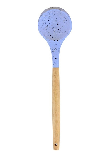 Nehir Angela Blue Ahşap Silikon 12 Parça Servis Takımı