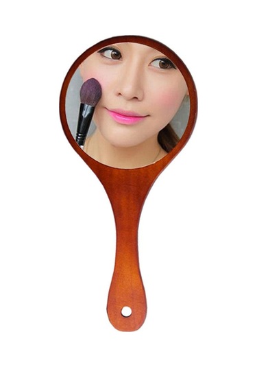 Suntek Ev Seyahat Koyu Kahverengi Saplı Taşınabilir Ahşap El