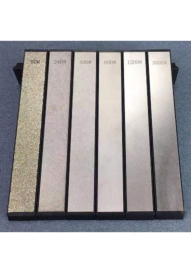 1/6 Adet Set Grit Elmas Bıçak Bileyici Ev Mutfak Bıçağı Bileme Sistemi Elmas Bileme Taşı Mutfak 1 200