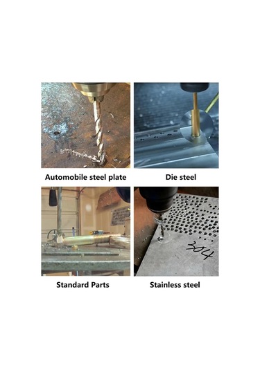 Araçlar 1pc 4mm-13mmx400mm Oal Hssco% 5 Kobalt M35 Paslanmaz Çelik Alaşımlı Çelik Ve Dökme Demir 4.5mm 1 Adet