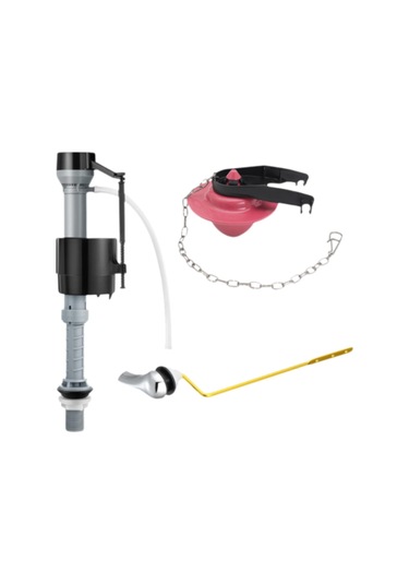 Suntek Yan Girişli Tuvalet Rezervuarlarının Değiştirilmesi Kırmızı T4213