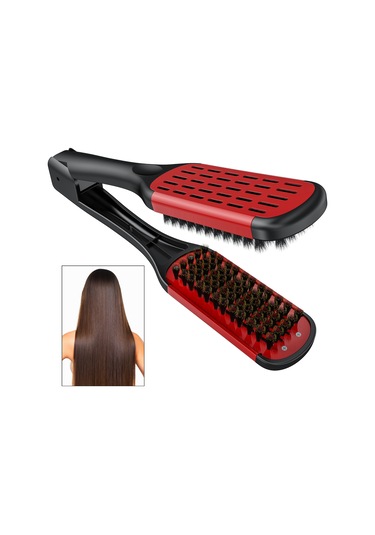 Moveevo Katlanabilir Şekillendirici Tarak V Şeklinde Domuz Favorileri Düz Saç Tarağı