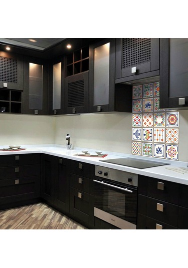 Tink Kendinden Yapışkanlı Oyun Desenli Pvc Karo Kaplama 15x15 Cm 10'lu Paket