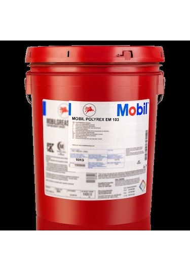 Mobil Polyrex EM Yüksek Sıcaklık Gresi  16 KG