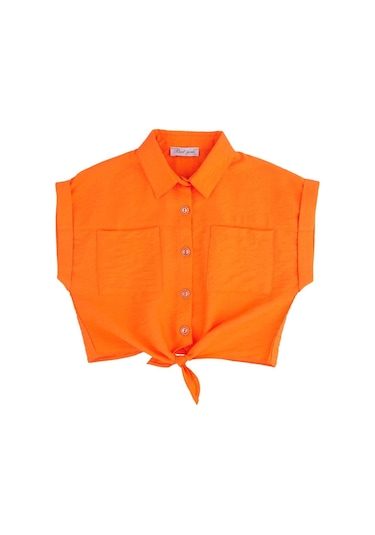 Best Kids Kız Çocuk Çift Cepli Gömlek Bb24yk12319 001