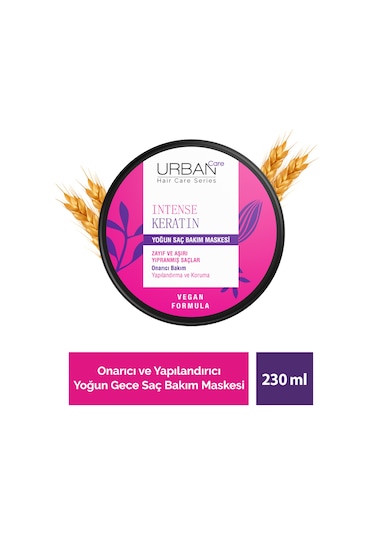 Intense Keratin Aşırı Yıpranmış Saçlara Özel Yoğun Saç Bakım Maskesi 230 Ml-vegan