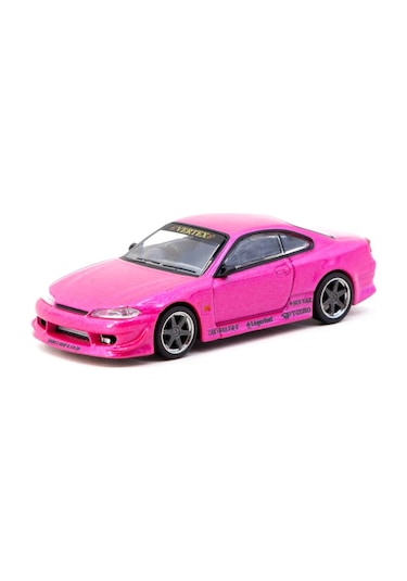 Tarmac Works 1/64 Vertex Nissan Silvia S15 Pink Metallic - Global64