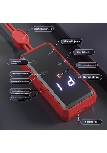 Besthome1 Servikal Masaj Aleti Altın, Ergonomik Tasarım, Sağlık İçin Uygun, Klasik Model, Yüksek Kalite Altın