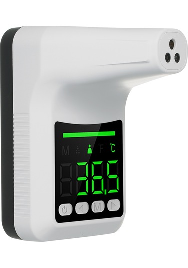 Shineyee Duvar Tipi Temassız Kızılötesi Ateş Ölçer: 6 Dil Sesli Uyarı, C/ F Geçiş, 50 Kayıt Hafıza, 3 Kurulum Seçeneği