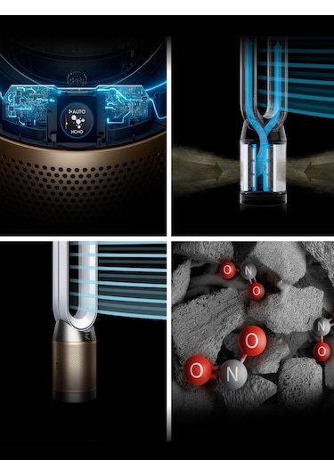 Dyson Purifier Cool Pc2 De-nox Hava Temizleyici Beyaz/ Altın