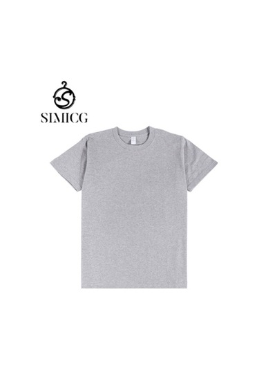 Yeni Japon Ağır Pamuklu Kısa Kollu Gri Gri