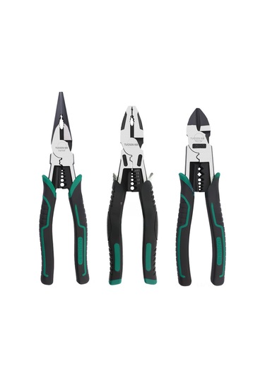 Suofeng Endüstriyel 9 İnç Eşmerkezli Çok Fonksiyonlu Uçlu Pense - Çelik Bıçaklı, Dayanıklı, Zarf Ve Tel İşlemleri İçin Profesyonel Araç