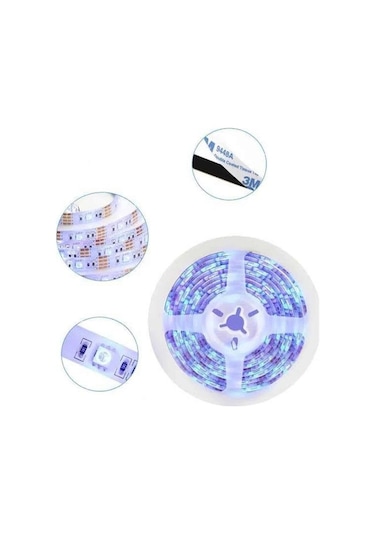 Rgb Şerit Led 10 Metre Led Işık Kumanda İle Kontrol Rgb 19275998