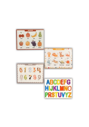 Capellawoodworks Bultak Puzzle Oyunu 4'lü Set