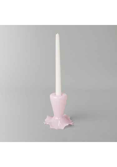 Linens Finch Mumluk Vazo 11x11x12 Cm Pembe Pembe