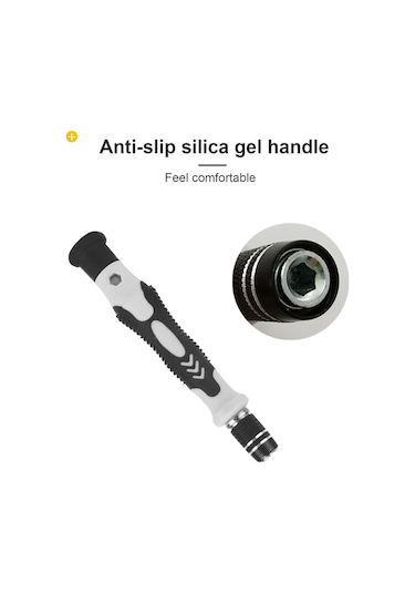 Padalink Crv Malzeme 117 Parça Somun İmha Aleti Seti - Elektronik Tamir Araçları Kombinasyonu Siyah