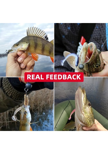 Deniz Balıkçılığı İçin Meredith-yumuşak Silikon Yem, Sazan Balıkçılığı İçin S03 55mm 100pcs