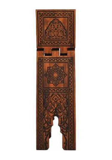 Rahle Ahşap Yakma Desenli Rahle 75 Cm