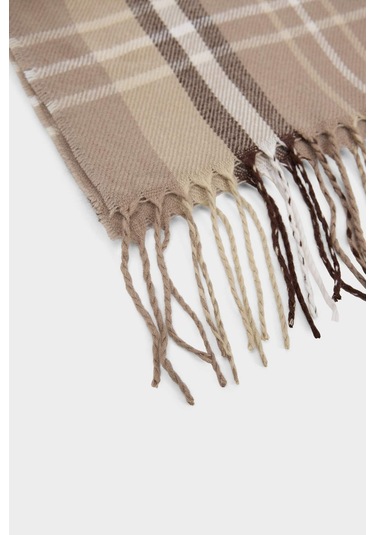 Defacto Erkek Kareli Dokuma Atkı C8268ax25wnbn287 Kahve