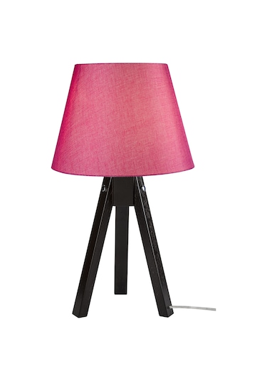 Trıpod Abajur Kahve Ayak / Pembe Şapka Diğer