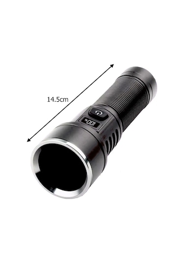 Mso Profesyonel 50watt Uv 365nm Değerli Taş Type-c Led Fener Siyah