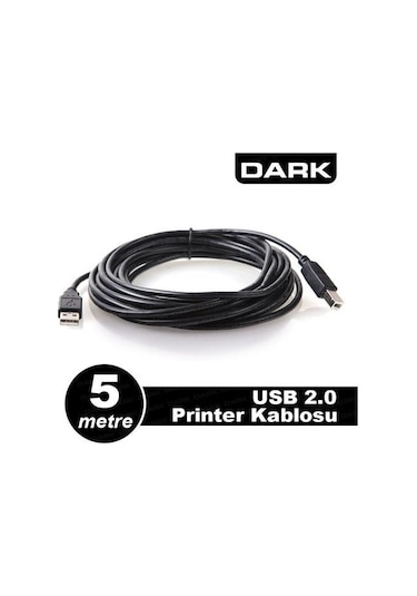 Dark Usb 2.0 5M Printer Ve Data Kablosu B-Tip Dk-Cb-Usb2Prnl50