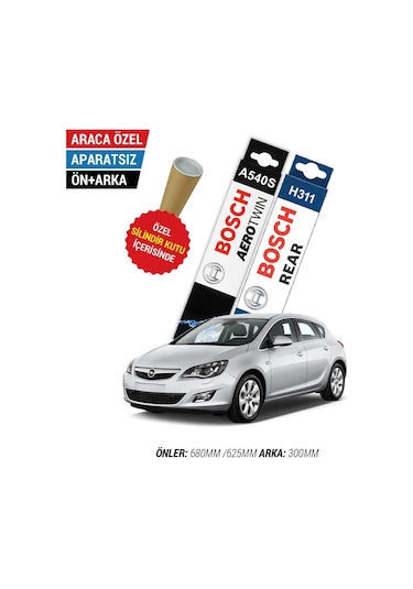 Bosch Aerotwin Opel Astra J Ön Arka Silecek Seti (2009-2015)