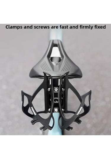 Xuweiwei Siyah Bisiklet Su Şişesi Tutucu Sele Montaj Braketi Bisiklet Ekipmanları Siyah