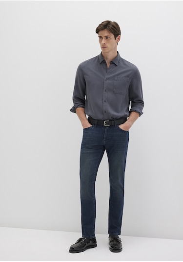 Mavi - Jake Koyu Mavi Comfort Jean Pantolon 8842229786 Koyu Mavi