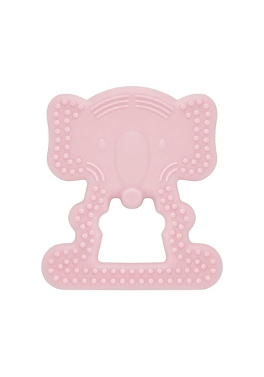 Babyjem Yumuşak Diş Kaşıyıcı Fil Pembe