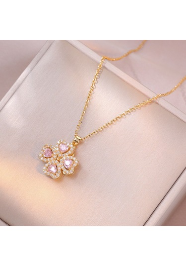 Bayan Kolye: Moda Estetiği Titanyum Çelik Kolye No.115 Çok REnkli