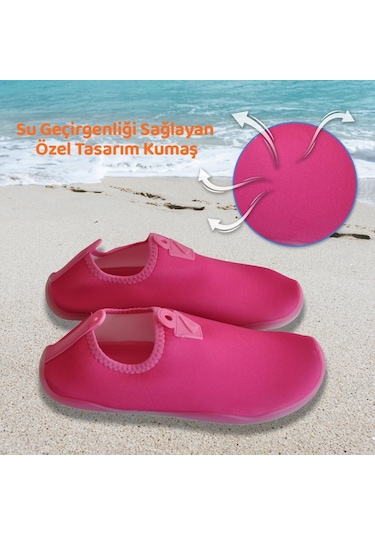 Black Deer Lab Pembe Çok Amaçlı Plaj Ve Deniz Ayakkabısı 001