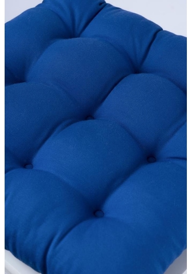 Altınpamuk Lüx Pofidik Sandalye Minderi Özel 9 Dikişli Bağcıklı 42x42cm 001