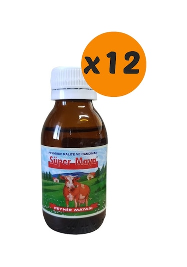 Süper Maya Peynir Mayası 12 x 100 ML