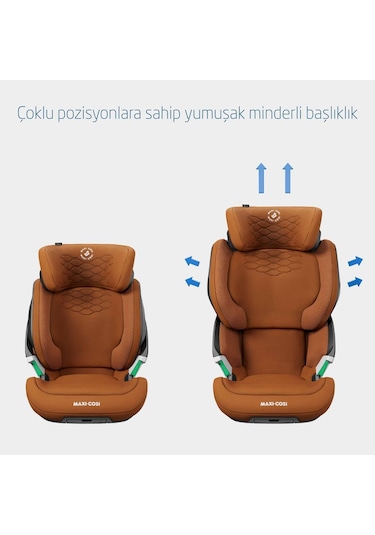 MaxiCosi Kore Pro Işık Sensörlü Adac'Lı Isofixli ISize 15-36 Kg Çocuk Oto Koltuğu Authentic Cognac