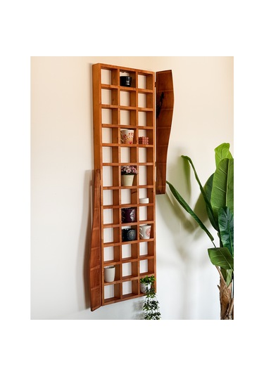 Ahşap Bardak Kupa Rafı & Baharatlık 5100