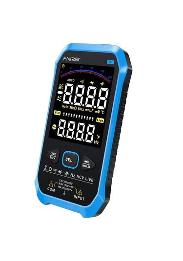 Fnırsı S1 Dijital Multimetre Otomatik Ölçüm 9999 Trms Sayımı