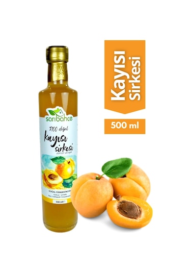 Kayısı Sirkesi 500 Ml - Organik Doğal Fermantasyon