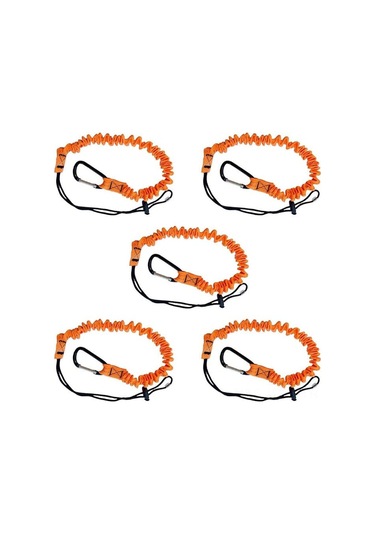 Kosona "runmınd 5'li Takım Emniyet Kemerli Dayanıklı Bungee İpi - Ayarlanabilir Kancalı, 10kg Taşıma Kapasiteli"