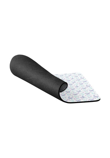 Butterfly Desenli Mouse Pad, Kaymaz Kauçuk Taban, Su Geçirmez, Pürüzsüz Dokulu, 27x32cm-a11
