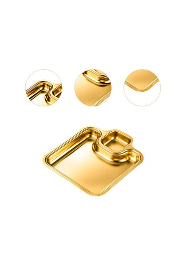 Suntek Kızartma Tavası Bakeware Bölmesi Sarımsak Altın